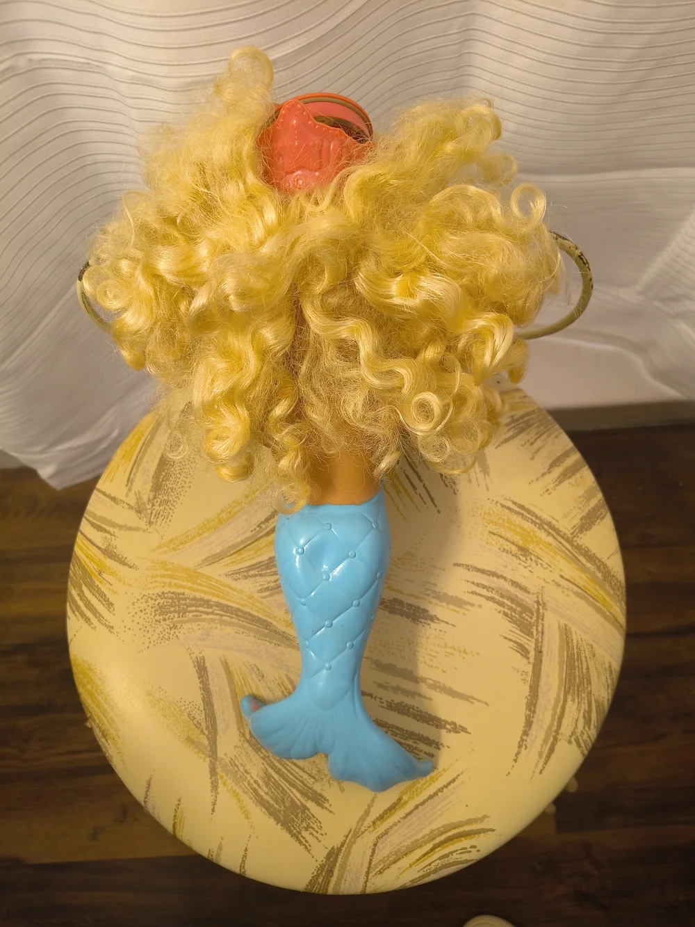 Vintage Collectible Mattel Singing Mermaid Blue and Pink Mermaid Doll